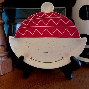 Anthropologie Elf Pottery Dessert Plate! 🎄